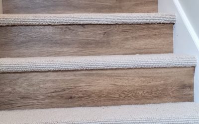 CARPET AND LVT ON STAIRS