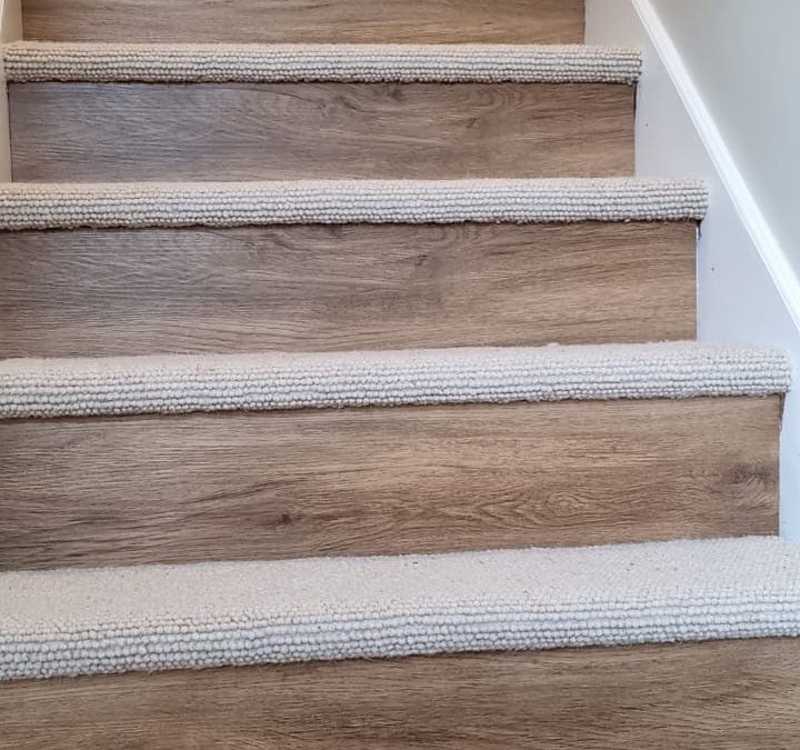 CARPET AND LVT ON STAIRS