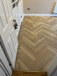 Brampton Chase LVT Studio Designs Blonde Oak Herringbone